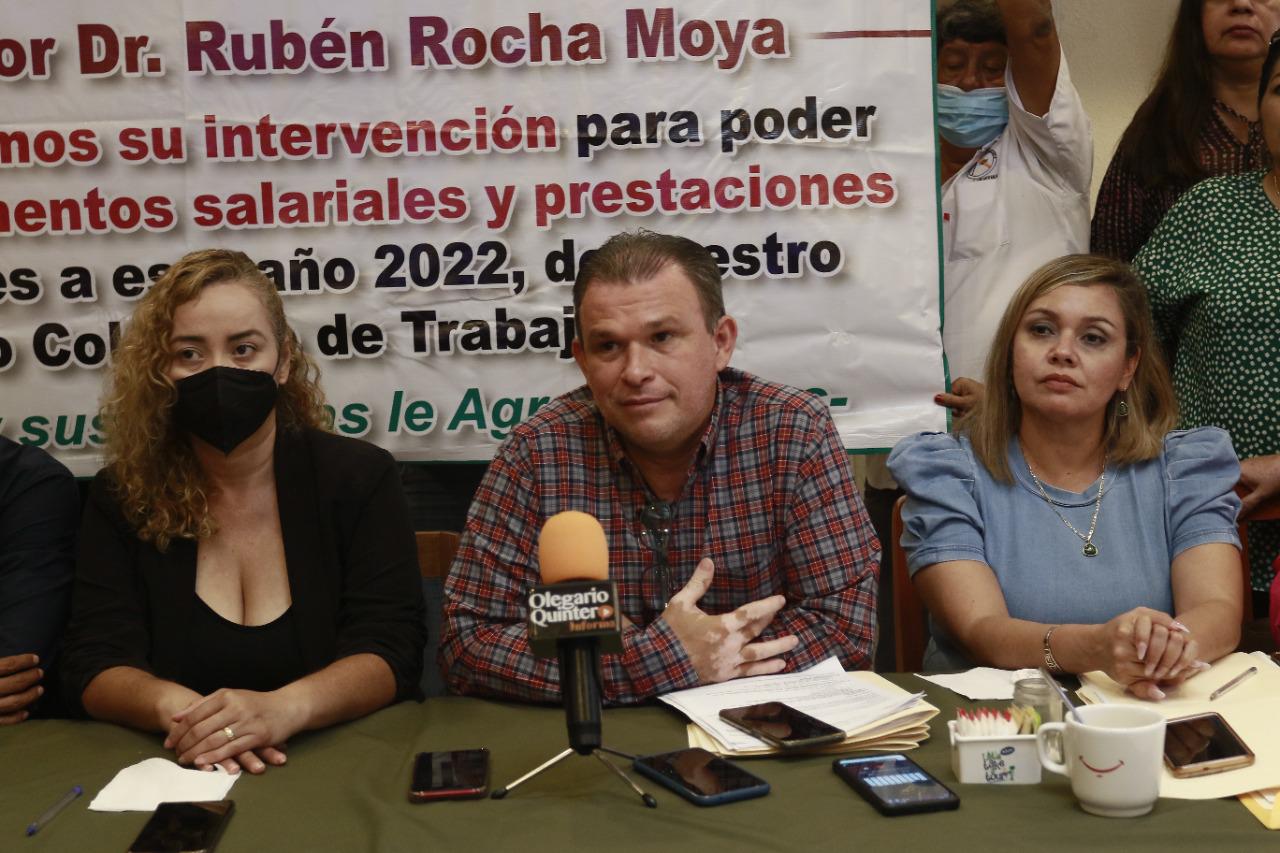 $!Sindicato del Conalep pide intervención de Rocha para hacer cumplir el Contrato Colectivo de Trabajo