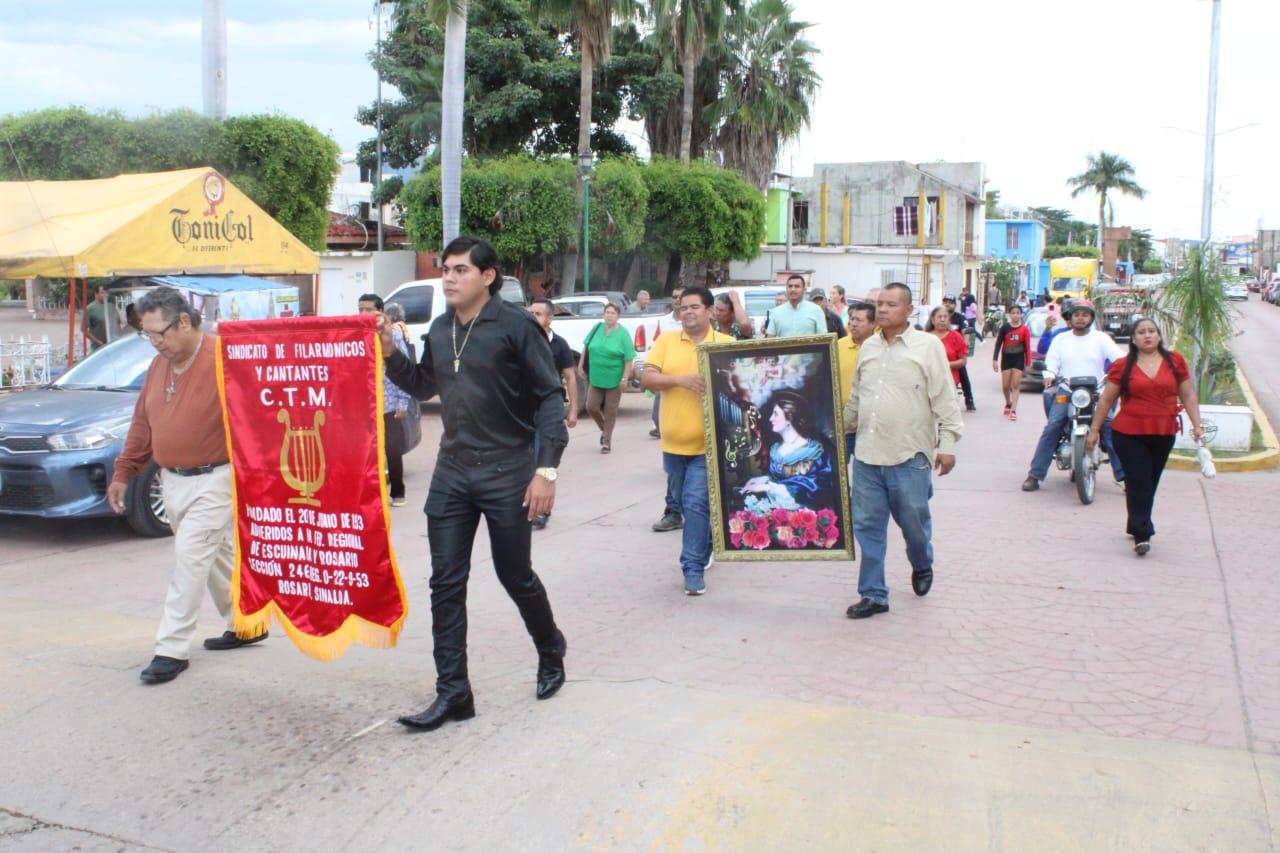 $!Músicos honran a su patrona la virgen Santa Cecilia, en Rosario