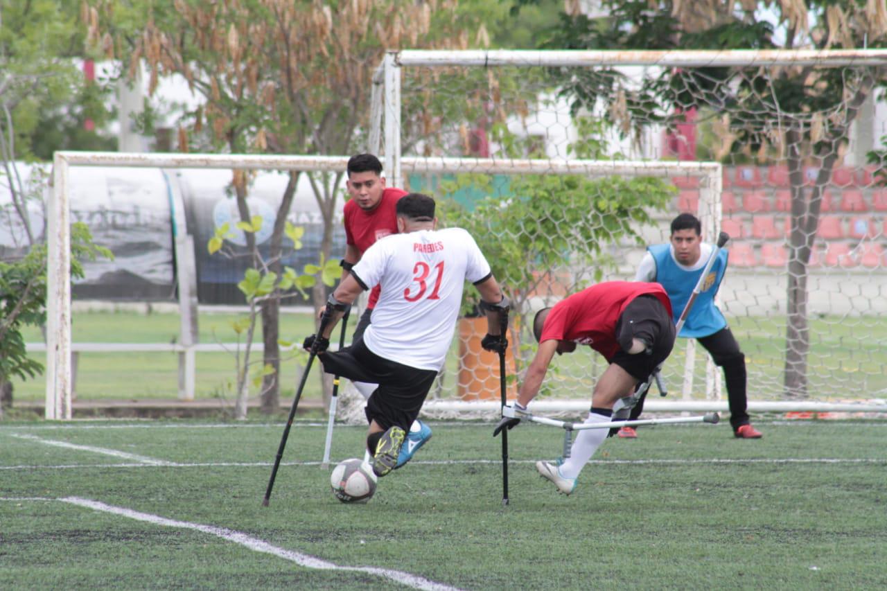 $!Zorros de Sinaloa inicia con victoria aventura en Nacional de Futbol Amputados