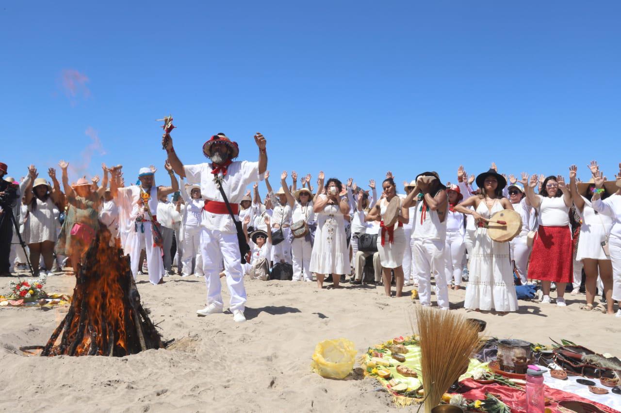 $!‘Saludan al Sol’ en Las Labradas por el Equinoccio de Primavera