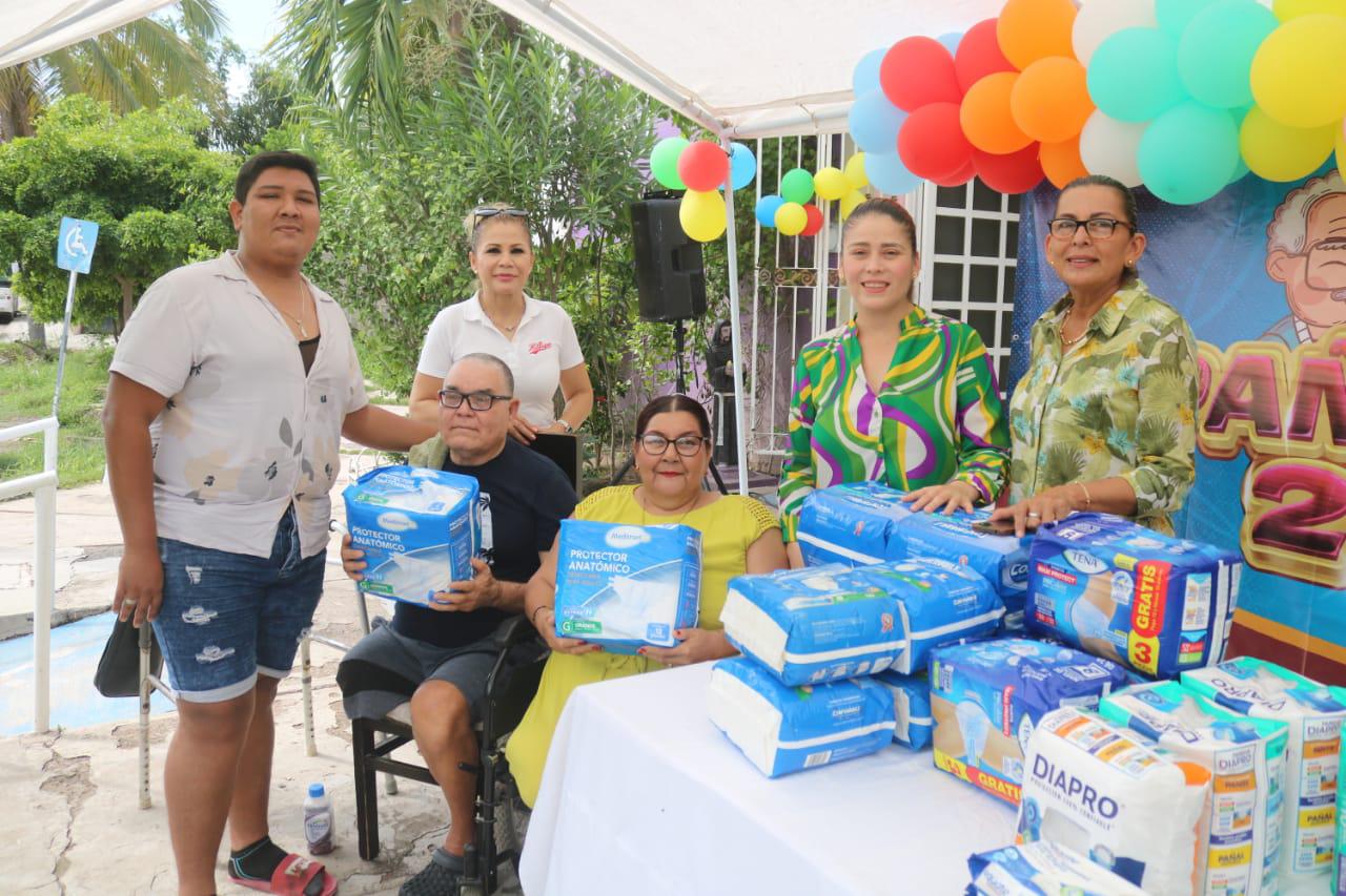 $!Recolectan casi 3 mil pañales para asilo de ancianos de Escuinapa