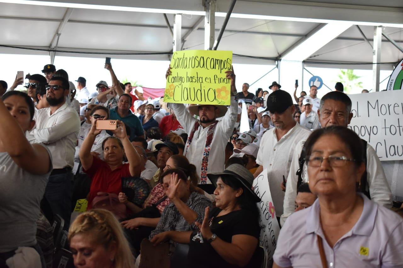 $!Claudia Sheinbaum encabeza mitin en Culiacán con más de 10 mil personas