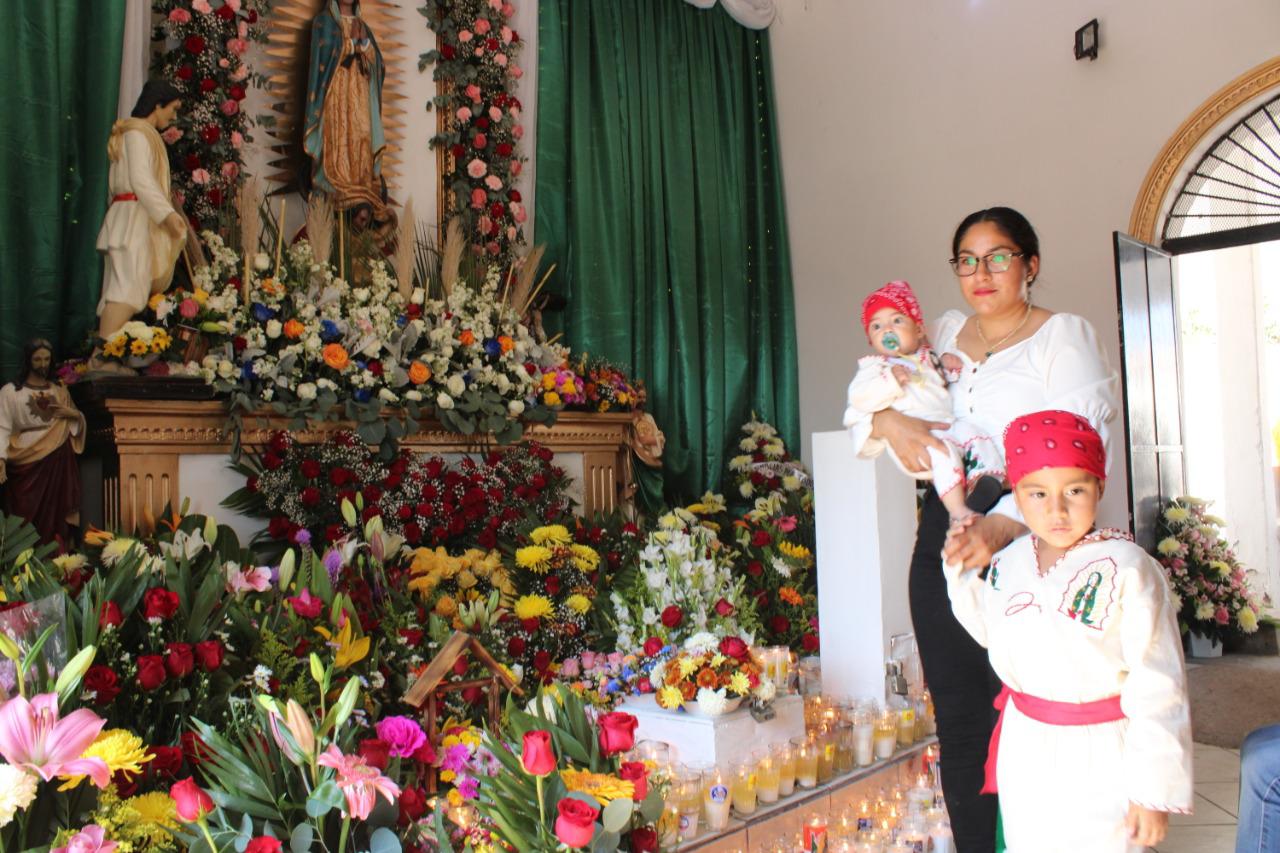 $!Celebran a la Guadalupana en Escuinapa