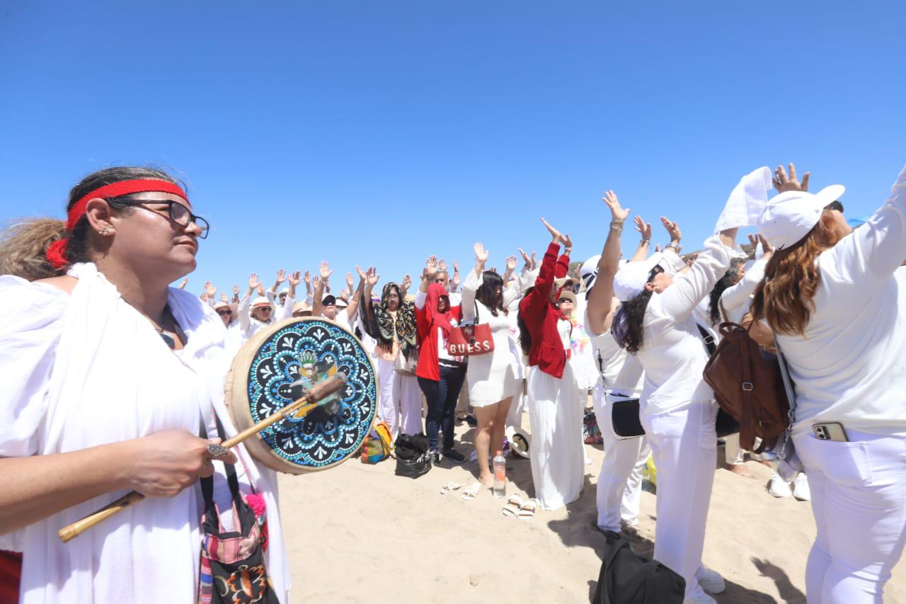 $!‘Saludan al Sol’ en Las Labradas por el Equinoccio de Primavera