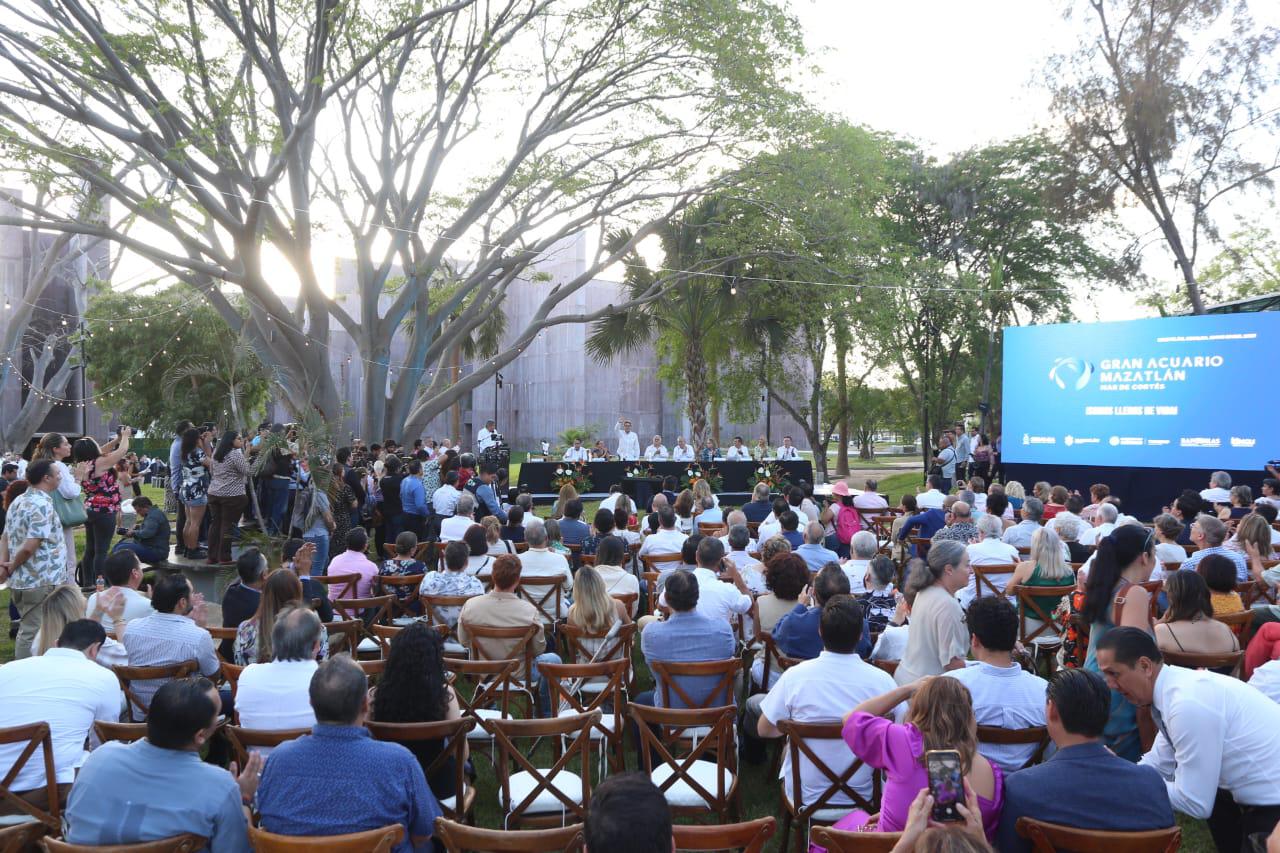 $!Inauguran el Gran Acuario Mazatlán Mar de Cortés, el más grande de América Latina