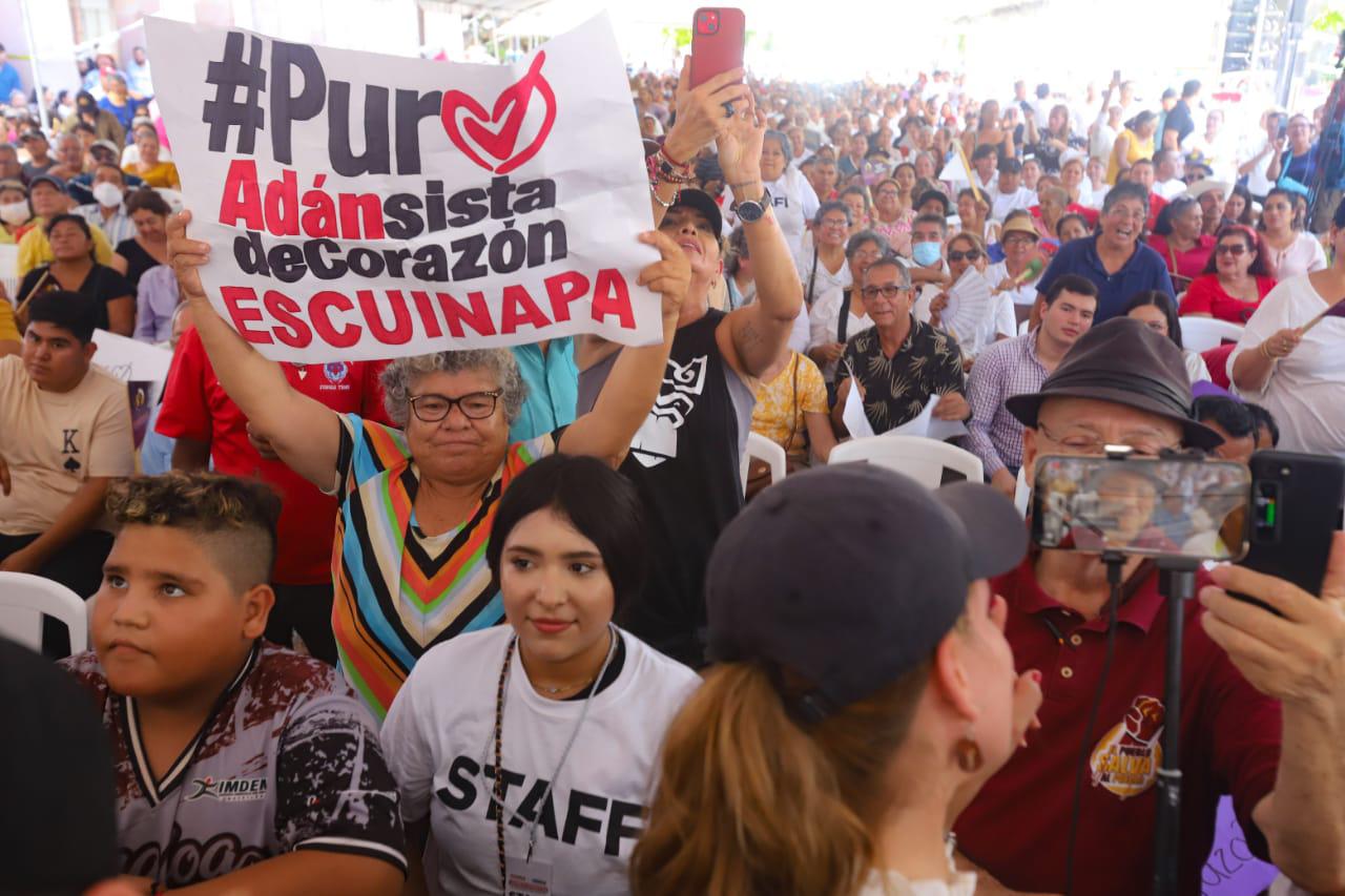 $!Adán Augusto asegura en Mazatlán que la oposición quiere terminar con programas sociales