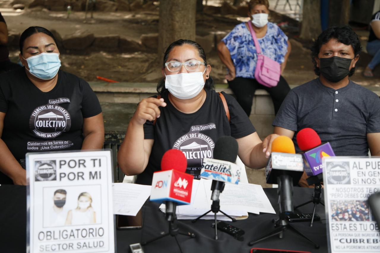 $!En Culiacán, proponen tiangueros reabrir Los Huizaches este domingo; se comprometen con seguridad sanitaria