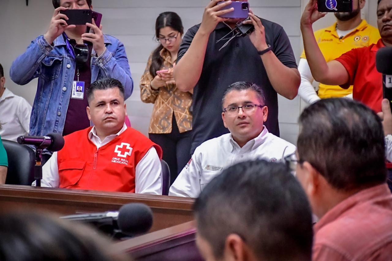 $!Se declaran listos para actuar ante la temporada de lluvias y huracanes en Mazatlán