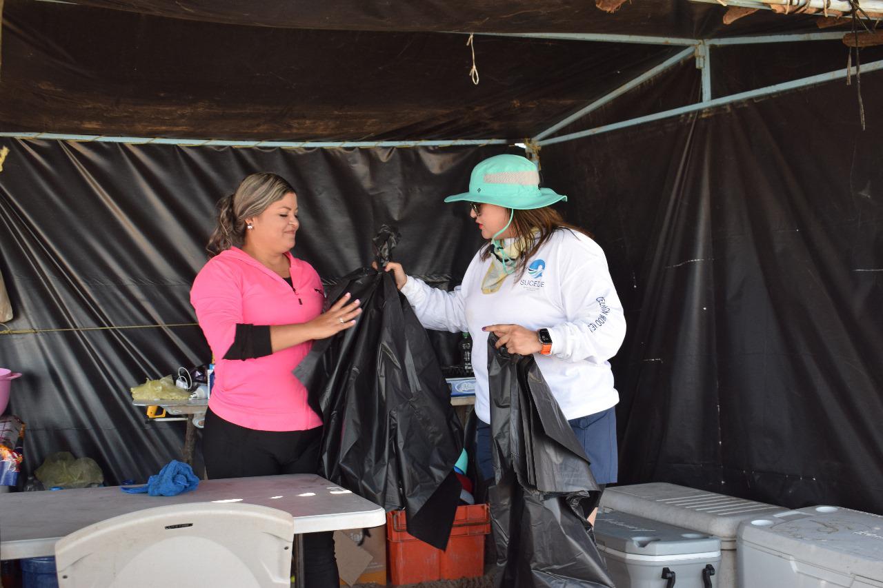 $!Realiza SUCEDE jornada de sensibilización para el cuidado de las islas de la bahía Santa María