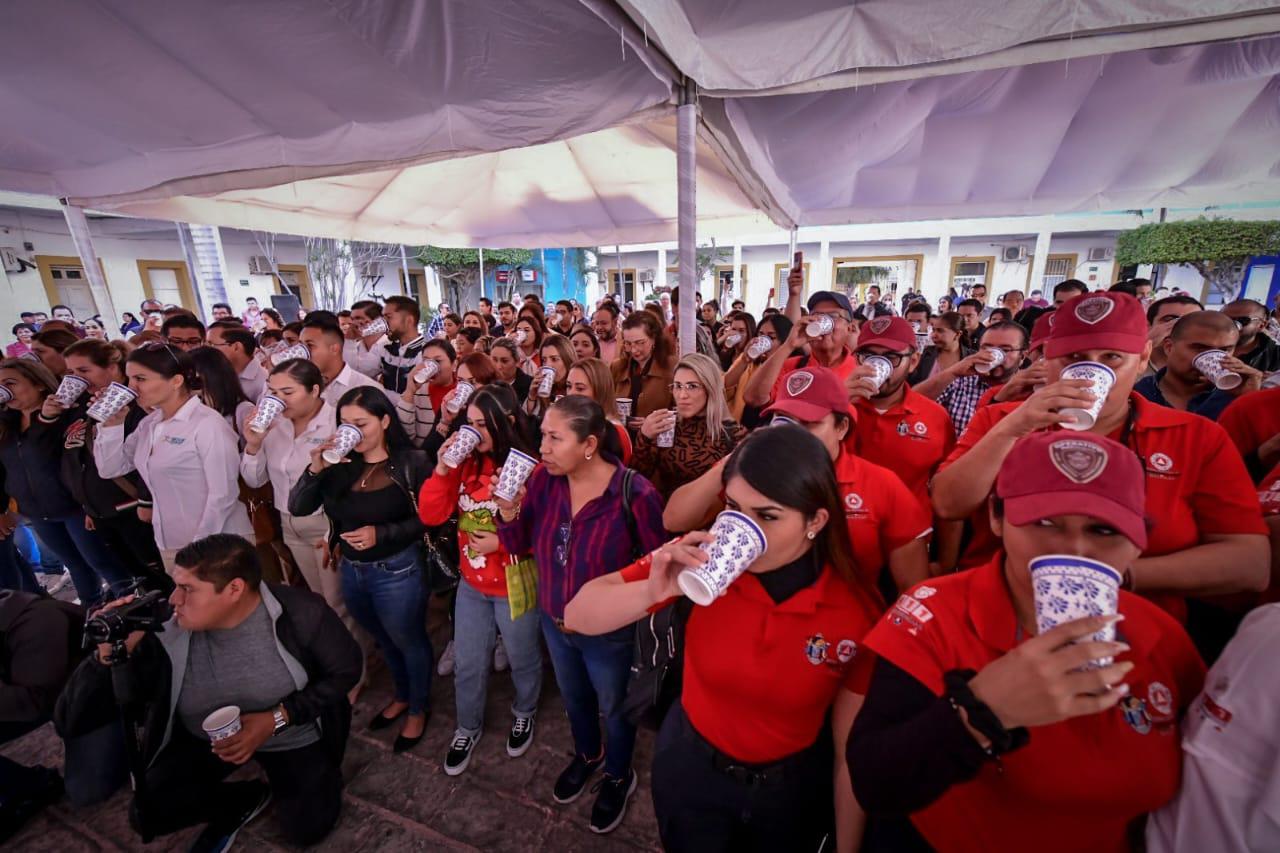 $!Alcalde invita a colaboradores a seguir trabajando por Mazatlán