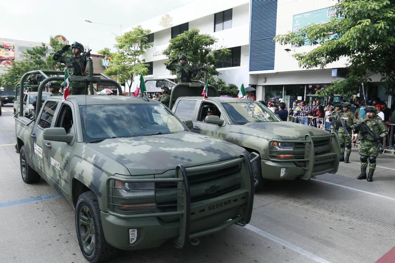 $!Después de dos años, sinaloenses recuperan Desfile Militar de la Independencia de México tras contingencia sanitaria