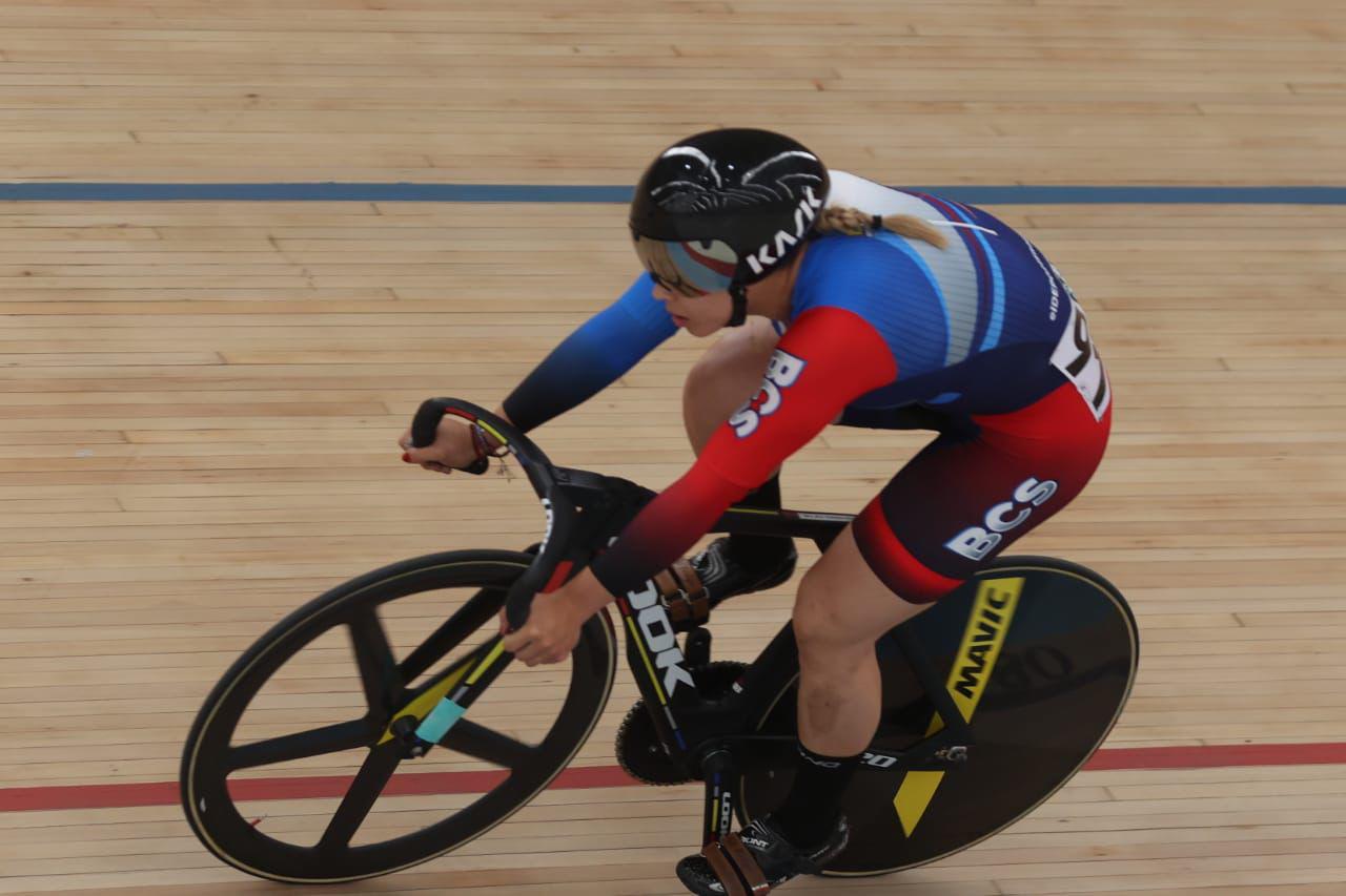 $!Sinaloense Luz Daniela Gaxiola gana su segunda plata en Panamericano Elite de Ciclismo de Pista