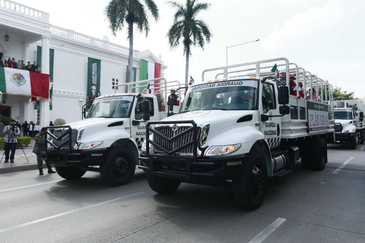 $!Después de dos años, sinaloenses recuperan Desfile Militar de la Independencia de México tras contingencia sanitaria