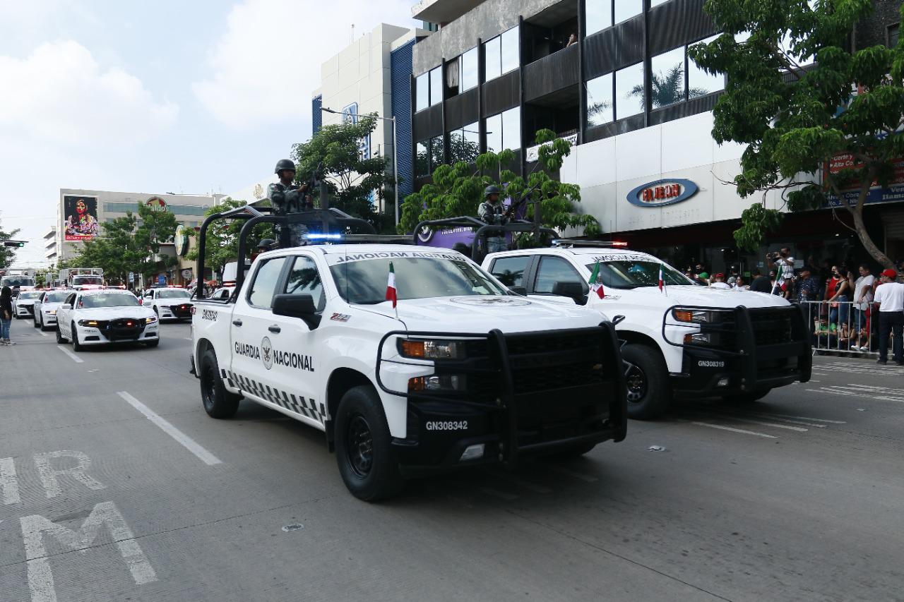 $!Después de dos años, sinaloenses recuperan Desfile Militar de la Independencia de México tras contingencia sanitaria