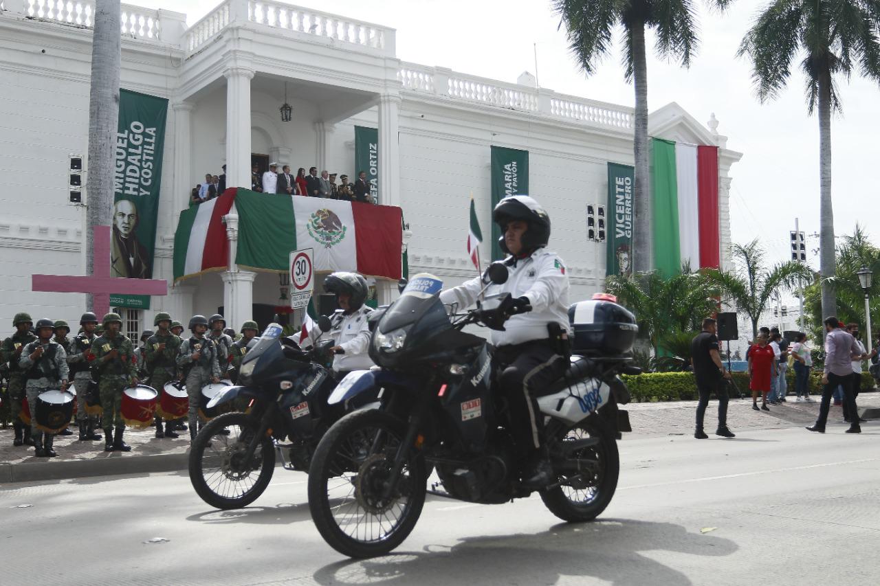 $!Después de dos años, sinaloenses recuperan Desfile Militar de la Independencia de México tras contingencia sanitaria