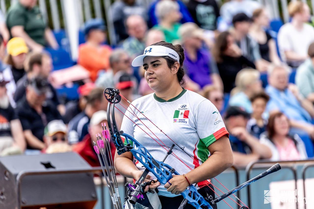 $!Andrea Becerra es subcampeona mundial de tiro con arco