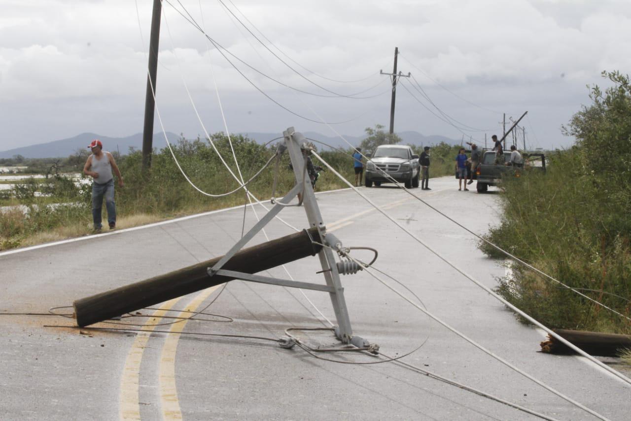 $!“Orlene” causó estragos en el sur de Sinaloa en octubre de 2022.