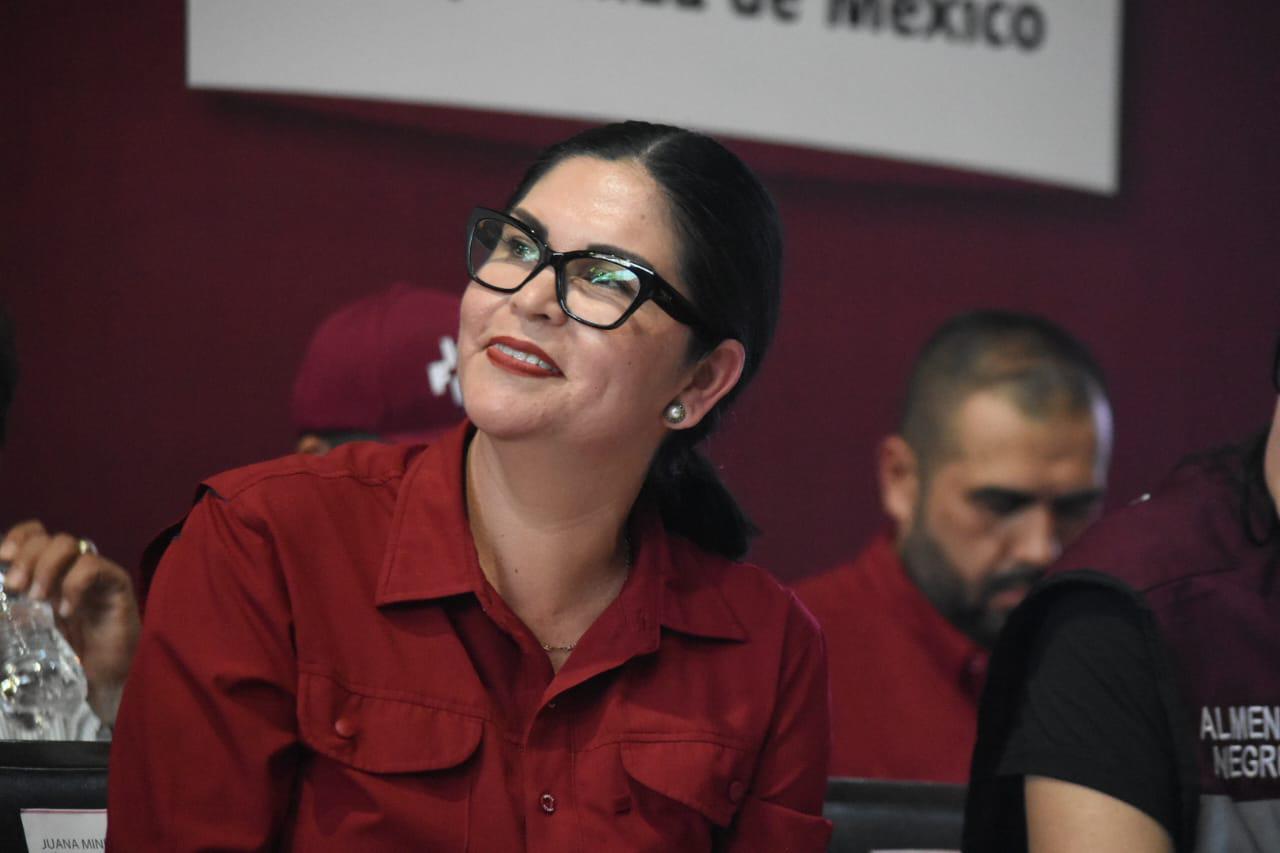 $!En Morena no caben funcionarios déspotas, racistas o corruptos, enfatiza Luisa María Alcalde desde Sinaloa