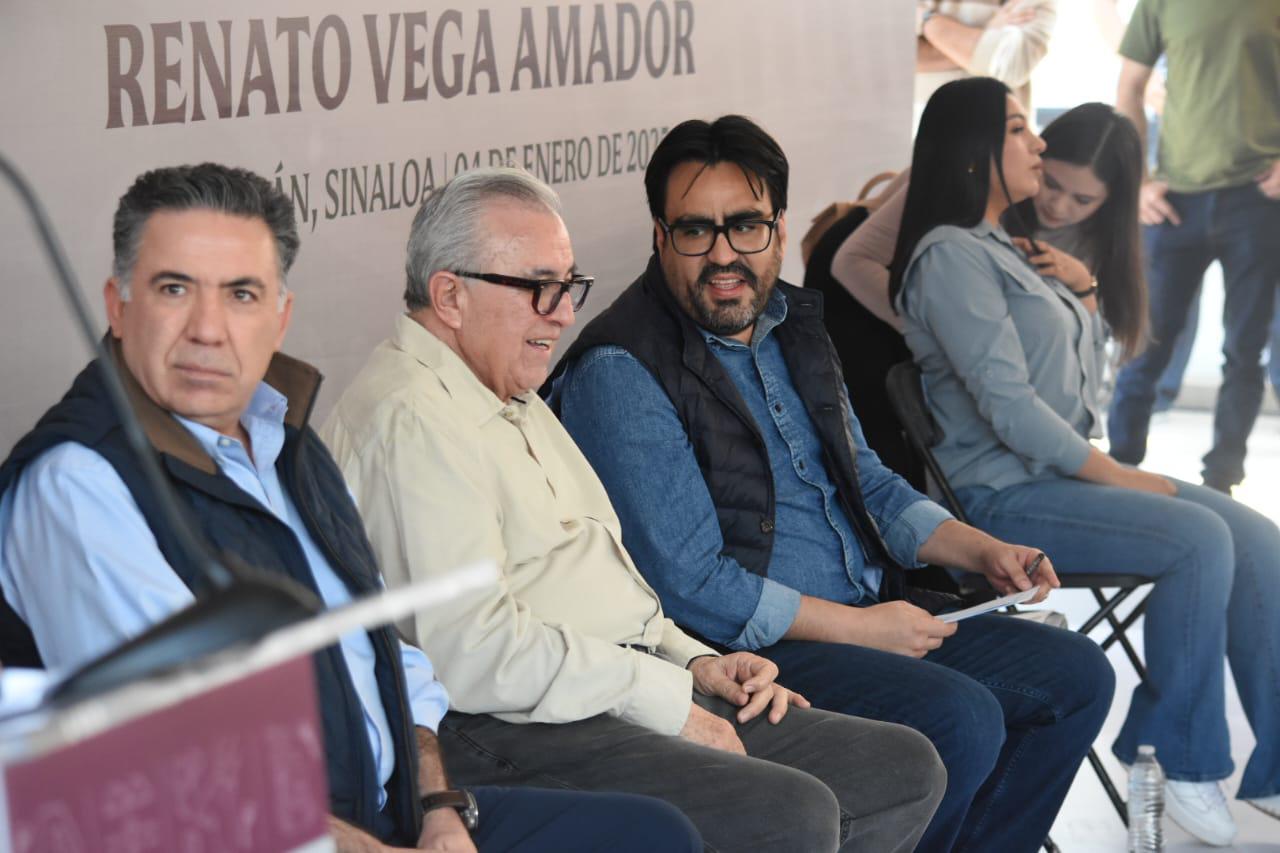 $!Entregan obra de pavimentación en la Renato Vega Amador, en Culiacán; invirtieron $27 millones