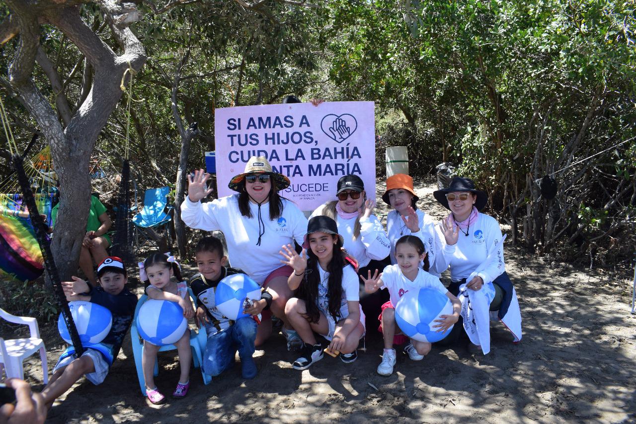 $!Realiza SUCEDE jornada de sensibilización para el cuidado de las islas de la bahía Santa María