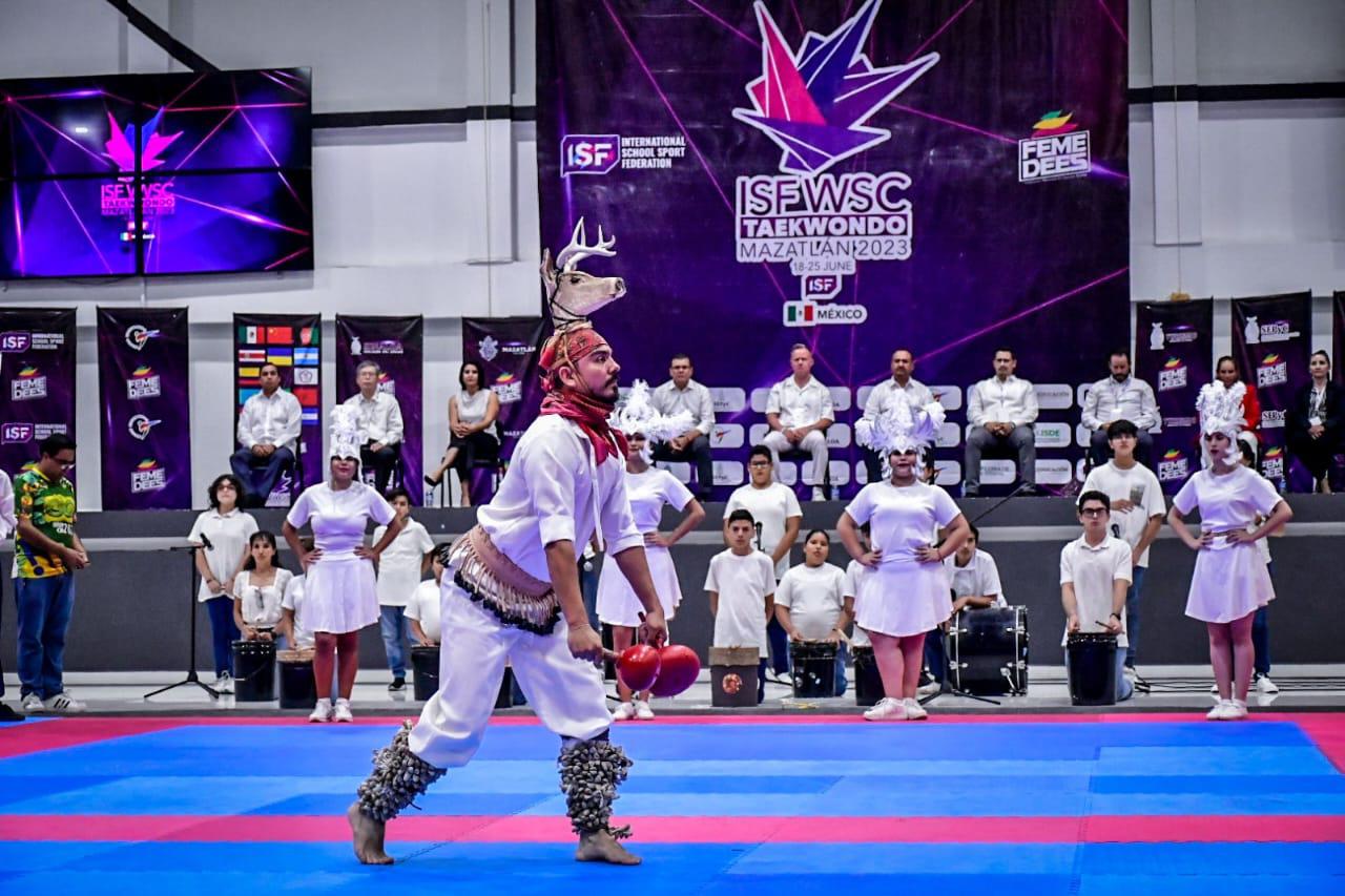 $!Inauguran en Mazatlán Campeonato Mundial Estudiantil de Taekwondo