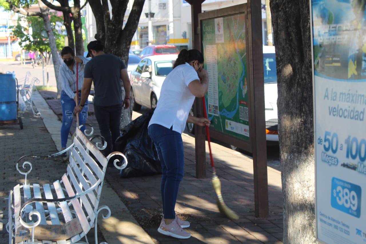 $!Tras el paso de ‘Orlene’, realizan limpieza en Rosario