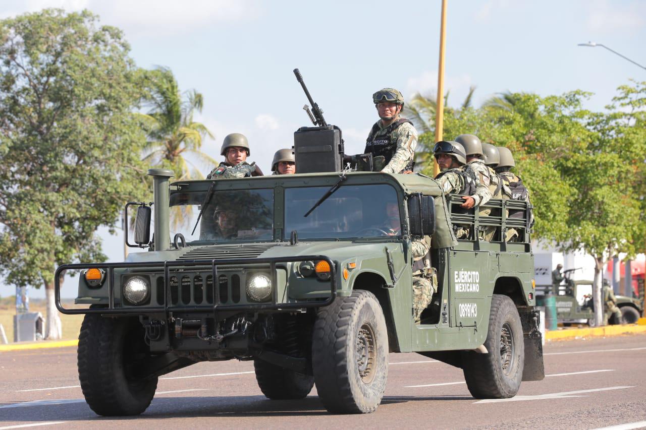 $!Llegan 250 elementos militares a Sinaloa, este domingo