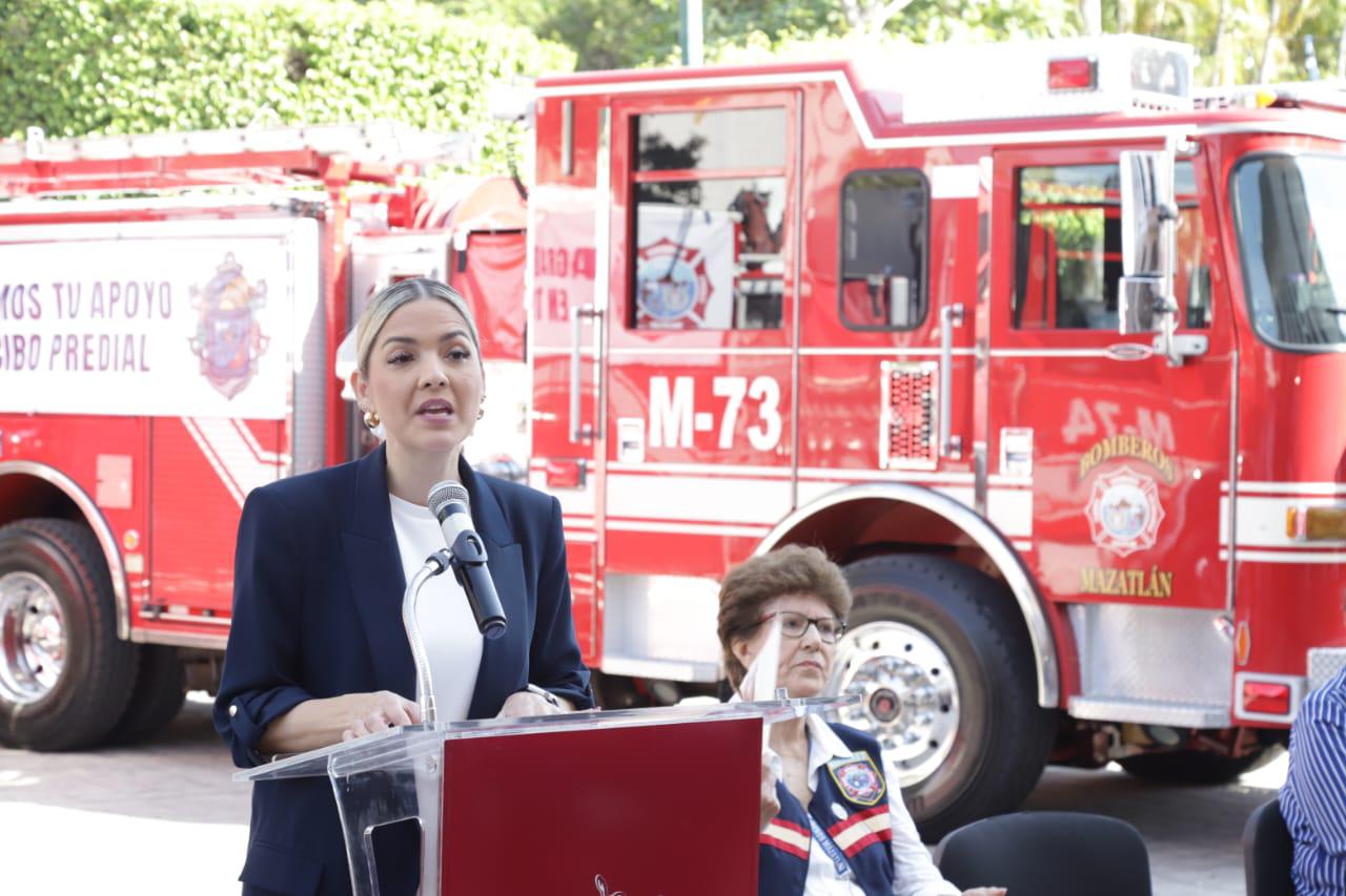 $!Recibe Bomberos Voluntarios de Mazatlán dos nuevas unidades