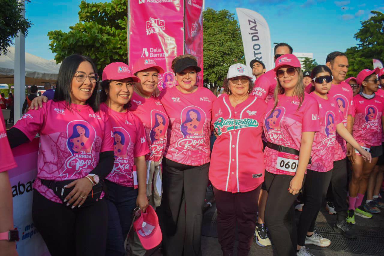 $!Inunda Carrera Rosa a Culiacán en su tercera edición contra el cáncer de mama