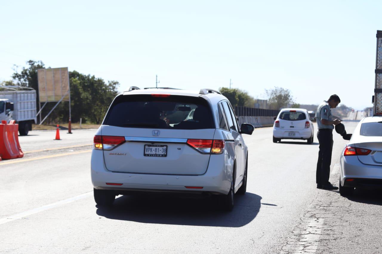 $!Reporta Guardia Nacional tráfico vehicular tranquilo en Autopista Mazatlán-Culiacán