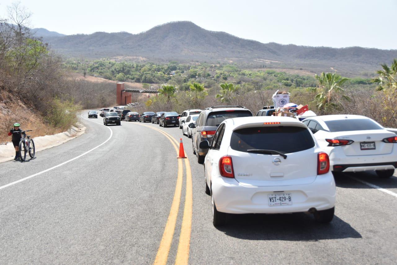 $!Sufre carretera Culiacán-Imala estragos del Festival del Globo