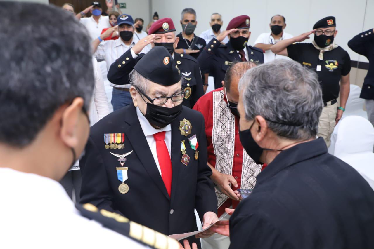 $!Fallece Humberto Gamboa, integrante del Escuadrón 201 de la Fuerza Aérea Mexicana, a los 104 años