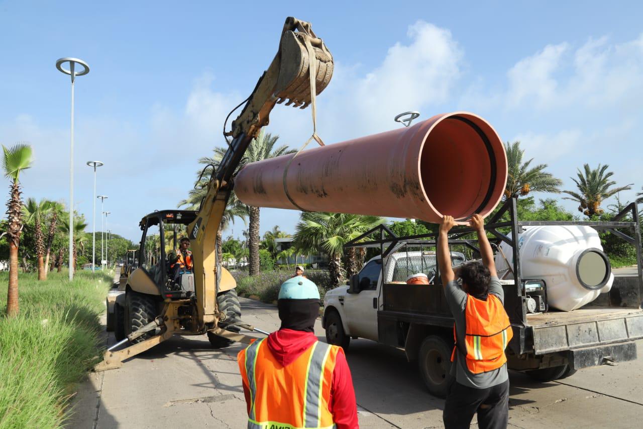 $!Invierten $9 millones en rehabilitación del Colector Cerritos en Mazatlán