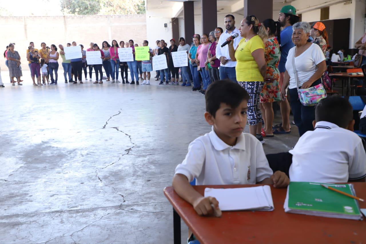 $!Piden en Villa Unión que agilicen obra en primaria Sixto Osuna