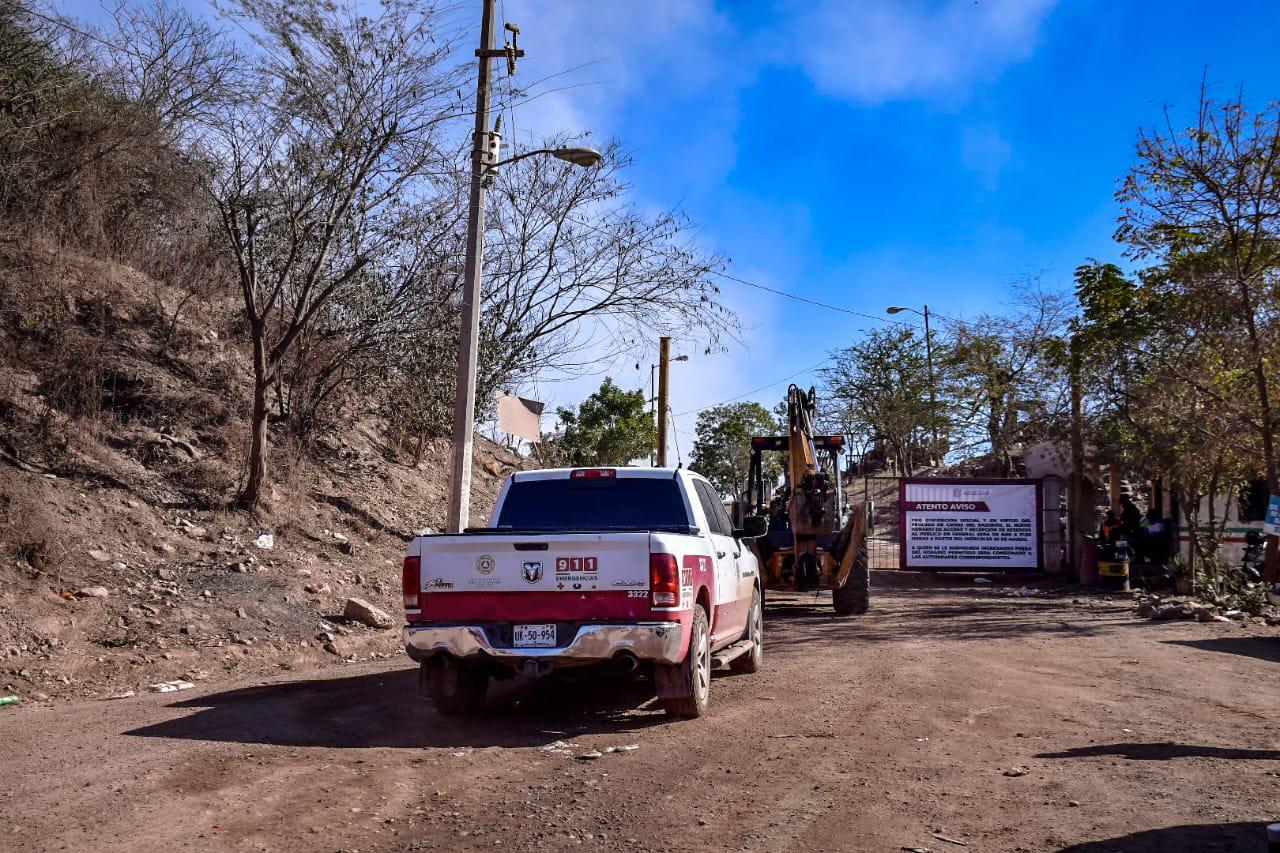 $!Está controlada la extinción de fuego en el basurón, pero aún hay fumarolas, informa PC