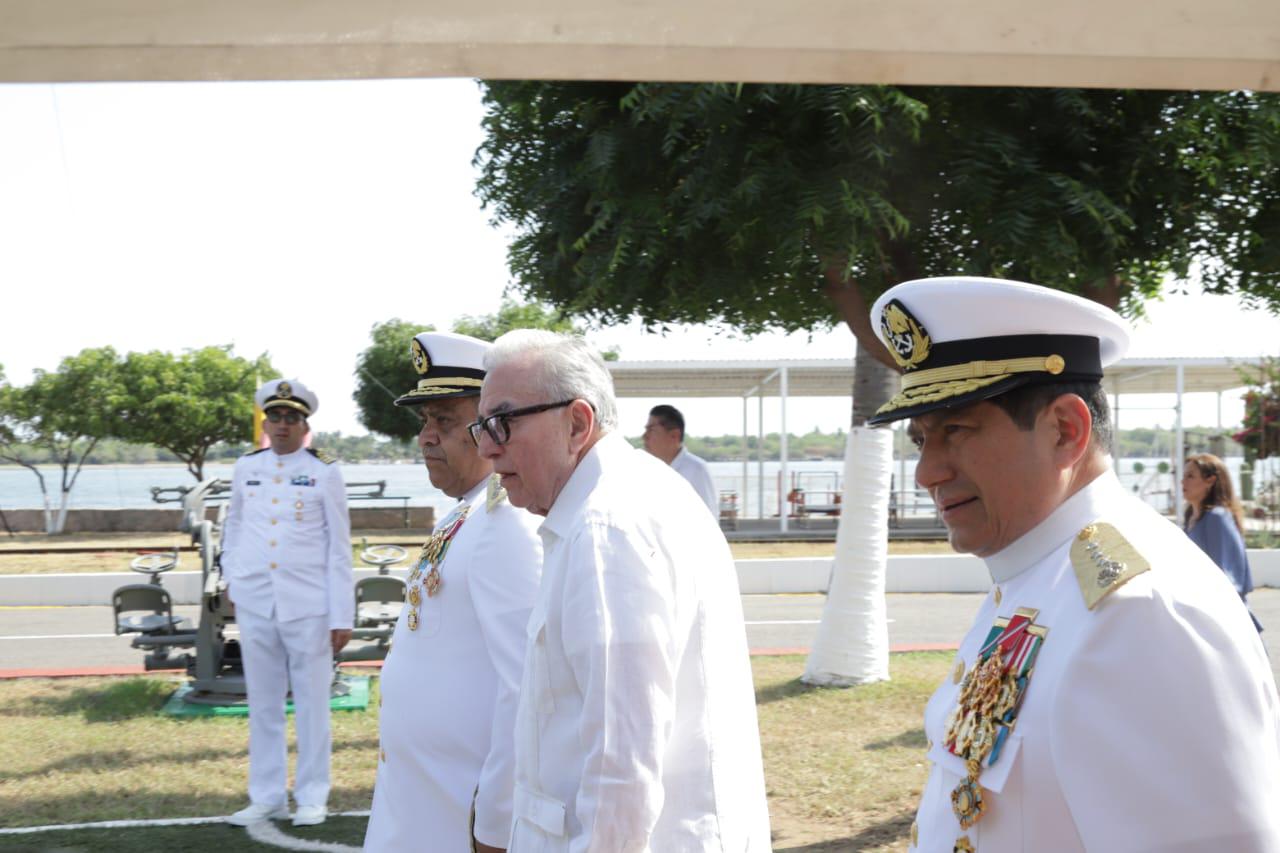 $!Asume Vicealmirante Reséndiz Sandoval la comandancia de Octava Región Naval