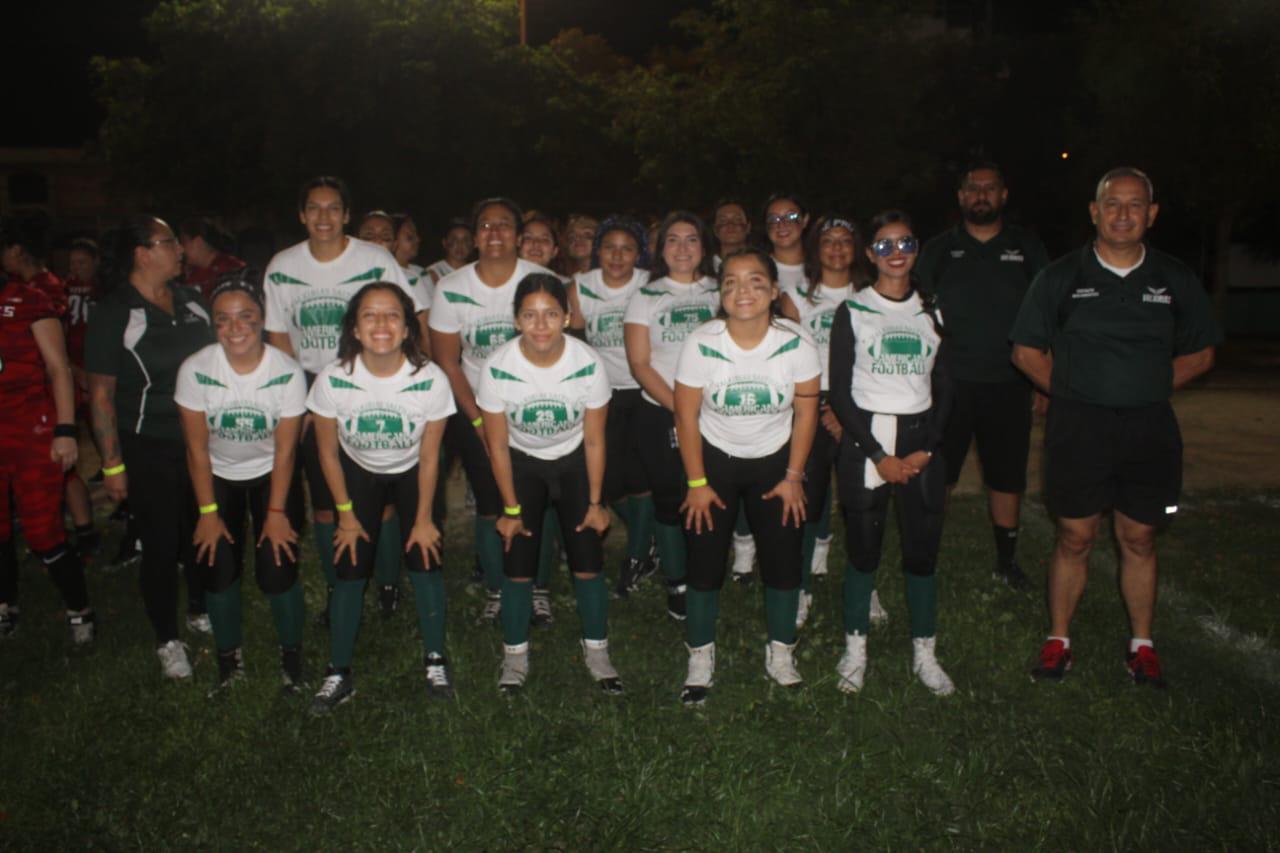 $!Cantan el primer down del Tazón Pacífico de Futbol Americano Femenil