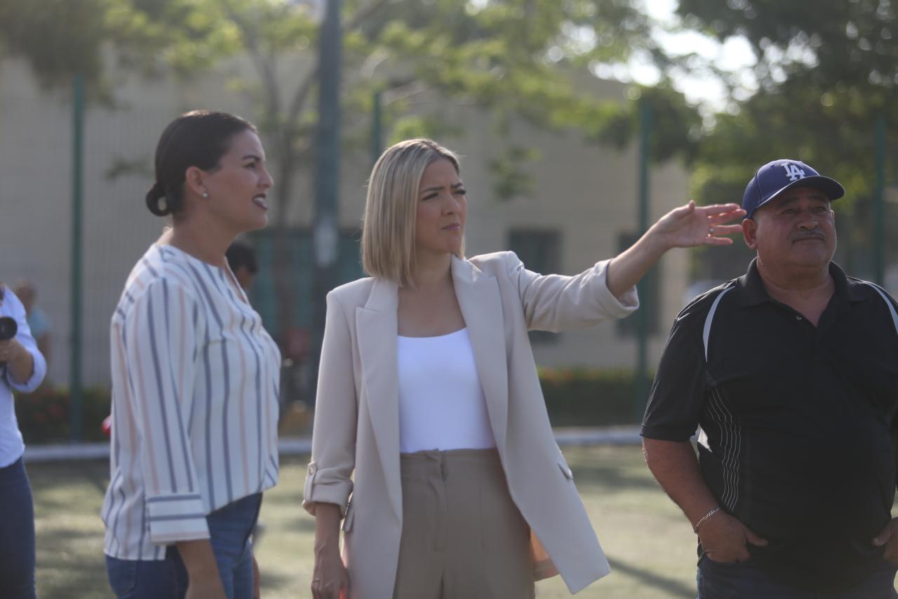 $!Rehabilitan cancha de futbol en Casa Hogar, en Mazatlán