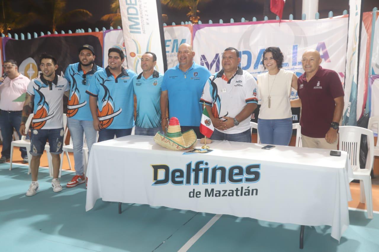 $!Delfines de Mazatlán inaugura en casa temporada 2022 del Cibapac