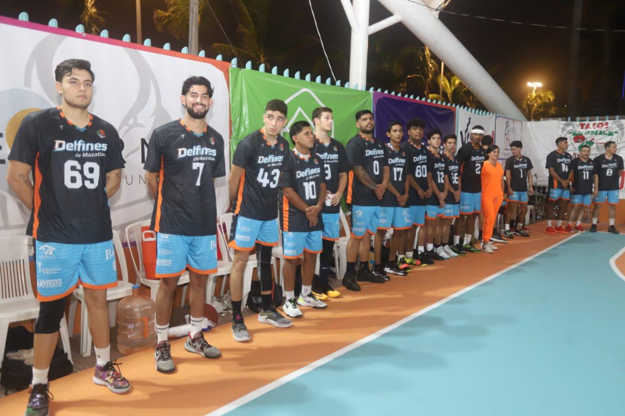 $!Delfines de Mazatlán inaugura en casa temporada 2022 del Cibapac