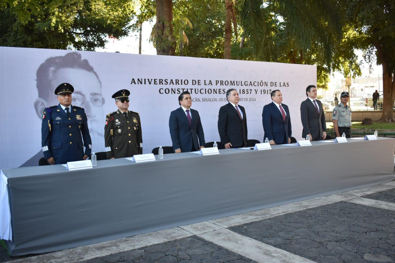 $!Conmemora Gobierno de Sinaloa a la Constitución mexicana