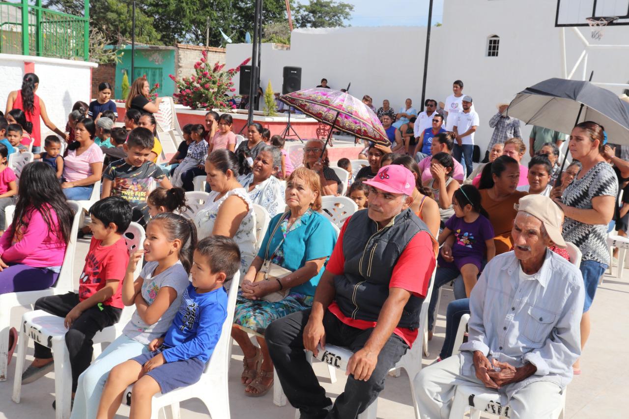 $!Inauguran cancha de usos múltiples en comunidad de Copales