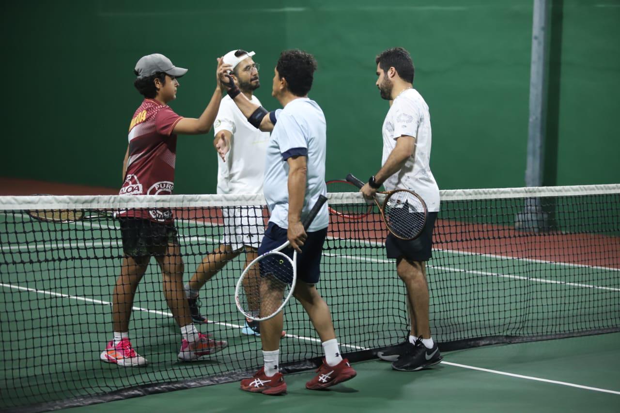 $!Imponen sus raquetas Felipe Miñón y Carlos Gamboa en la ‘Copa Joan’ del Cachoras Tenis Ranch