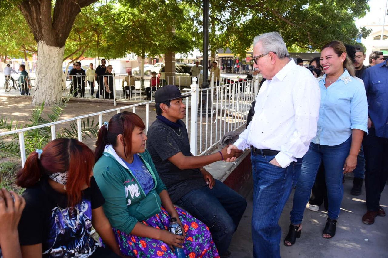 $!Rocha Moya aplaude lucha de habitantes de Juan José Ríos por convertirlo en municipio