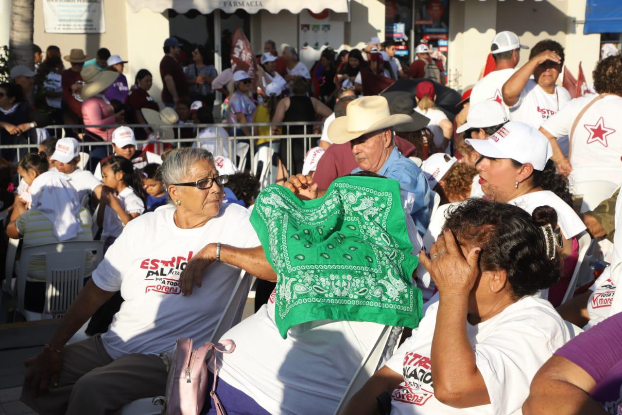 $!Acuden a Olas Altas más de 10 mil simpatizantes de Estrella Palacios par su cierre de campaña