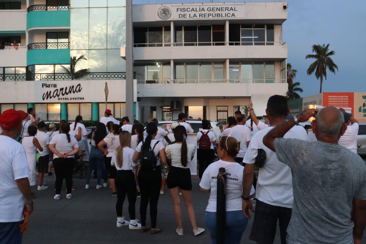 $!Protestan en Mazatlán para exigir que aparezca David, desaparecido el 19 de julio