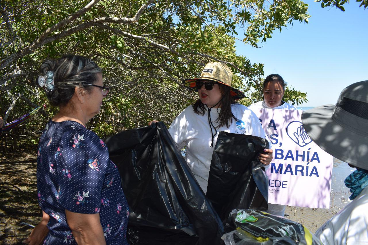 $!Realiza SUCEDE jornada de sensibilización para el cuidado de las islas de la bahía Santa María