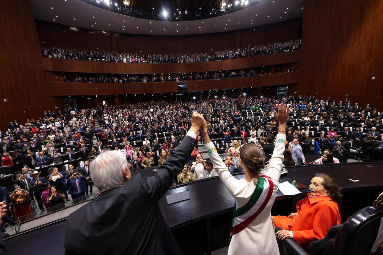 $!’Es tiempo de mujeres’, dice Claudia Sheinbaum en su primer discurso