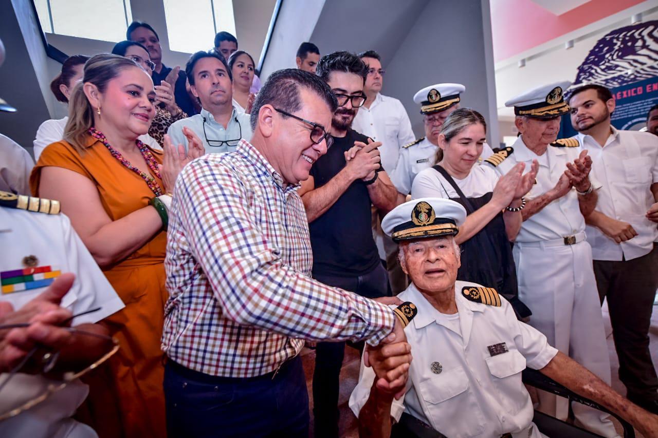 $!Se preservará la historia marítima en Mazatlán; entregan rehabilitada la Casa del Marino