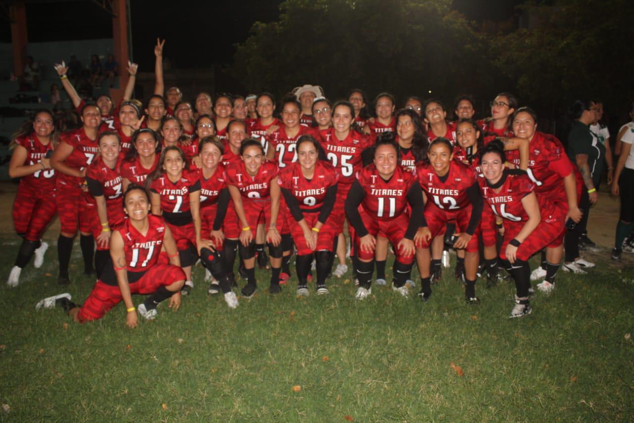 $!Cantan el primer down del Tazón Pacífico de Futbol Americano Femenil